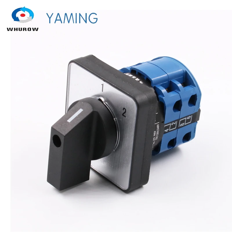 

20A Universal Conversion LW26-20/2 Two Positions 2 Section Dual Power Selection Rotation Combination Bidirectional Cam Switch