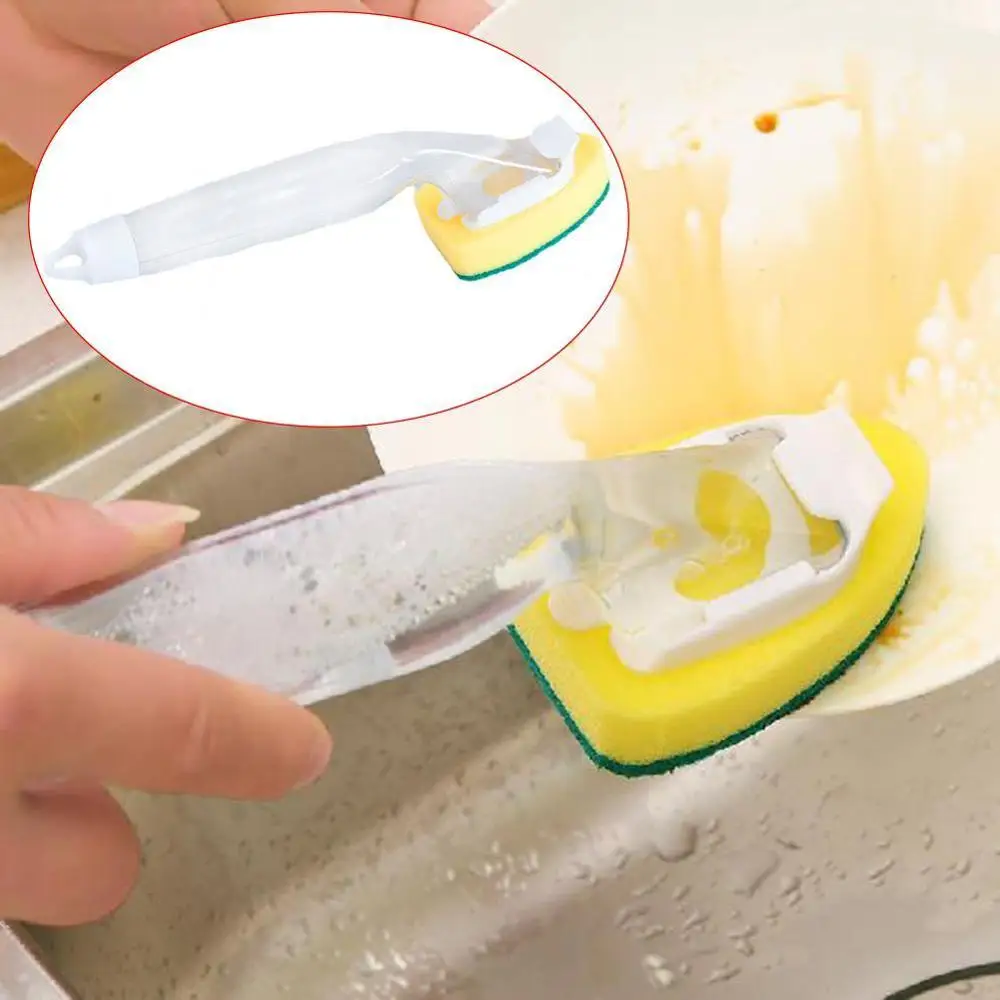 Чистящая губка + диспенсер для мыла | Дом и сад