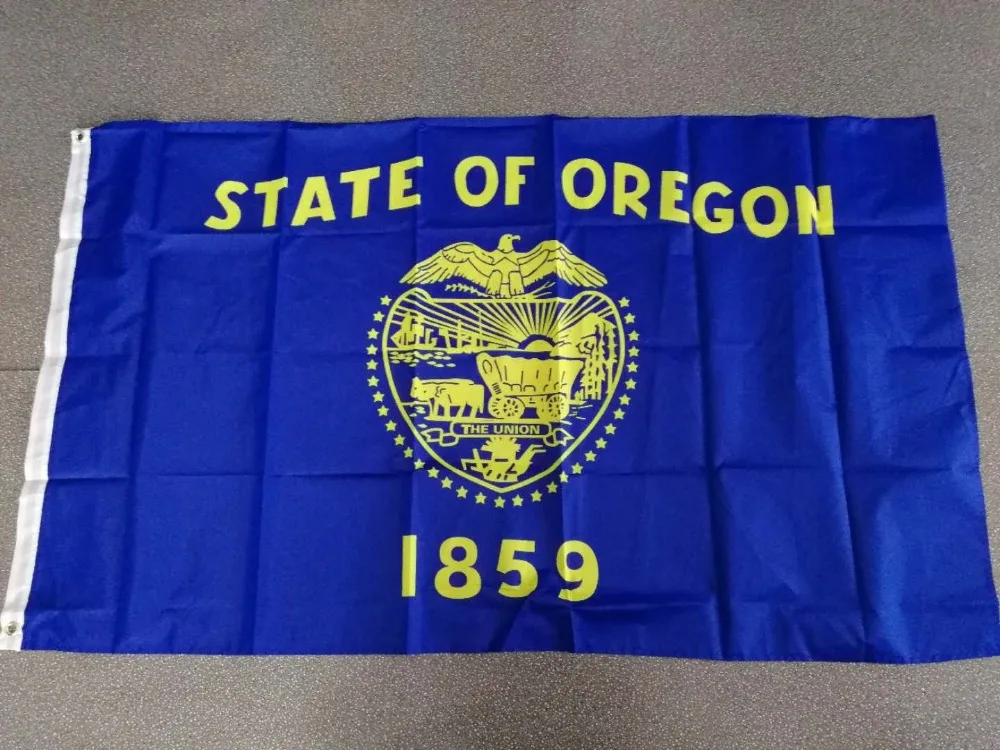

ELECTION 90*150cm us usa state 1859 oregon flag