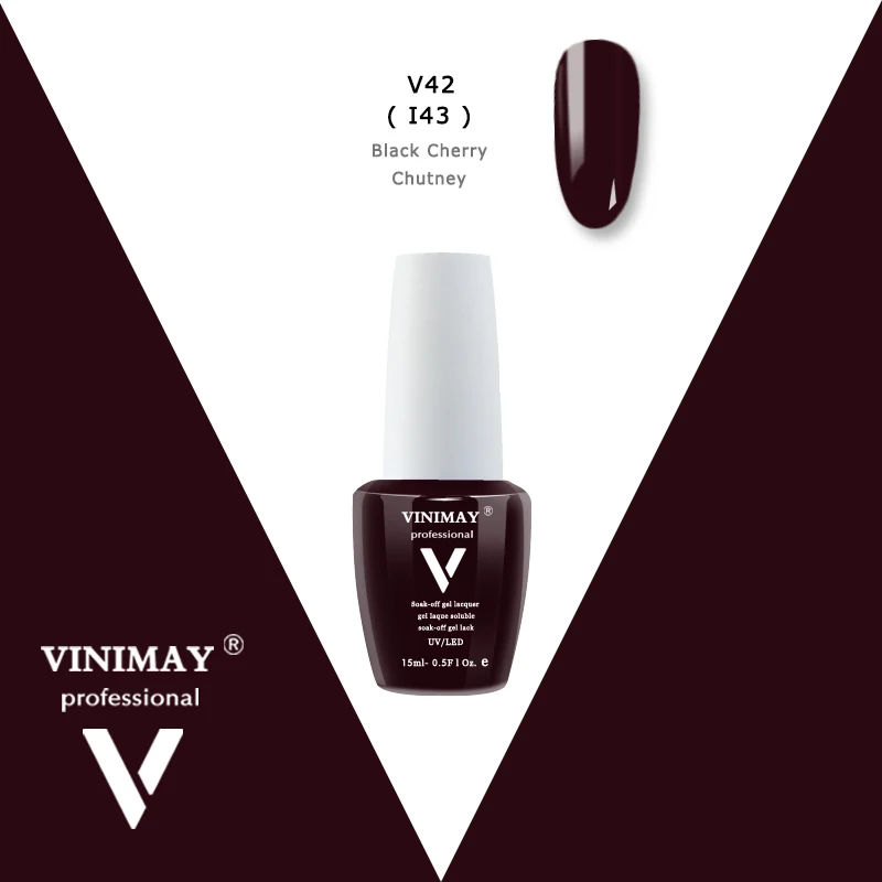 VINIMAY Гель-лак для ногтей, новинка, 96 цветов, Гель-лак, Гель-лак для ногтей, набор праймеров, замачиваемый УФ-лак для ногтей, 15 мл - Цвет: V42
