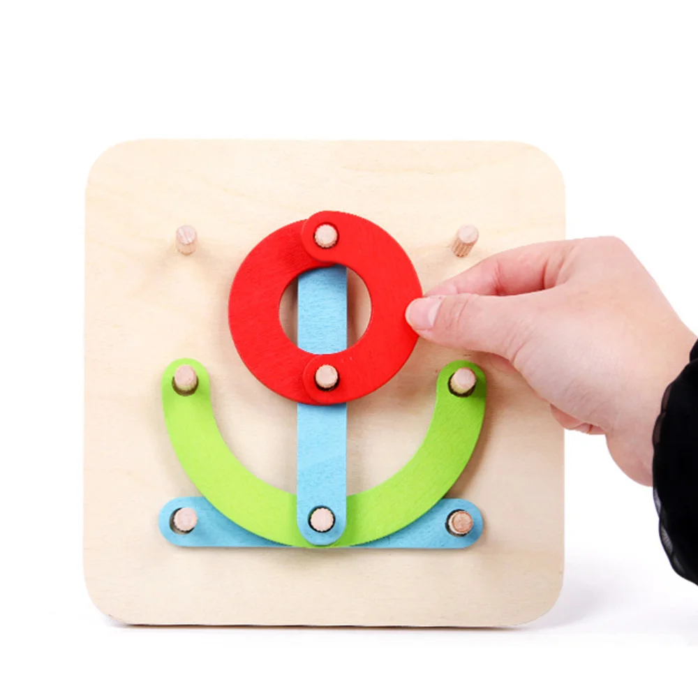 

1 Set Letter Number Matching Block Toys Wooden Building Block Educational Block Puzzle Jigsaw Toys for Kids Children
