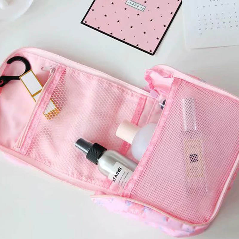 Merlot пудинг собака мультфильм дорожная моющаяся сумка переносная косметичка