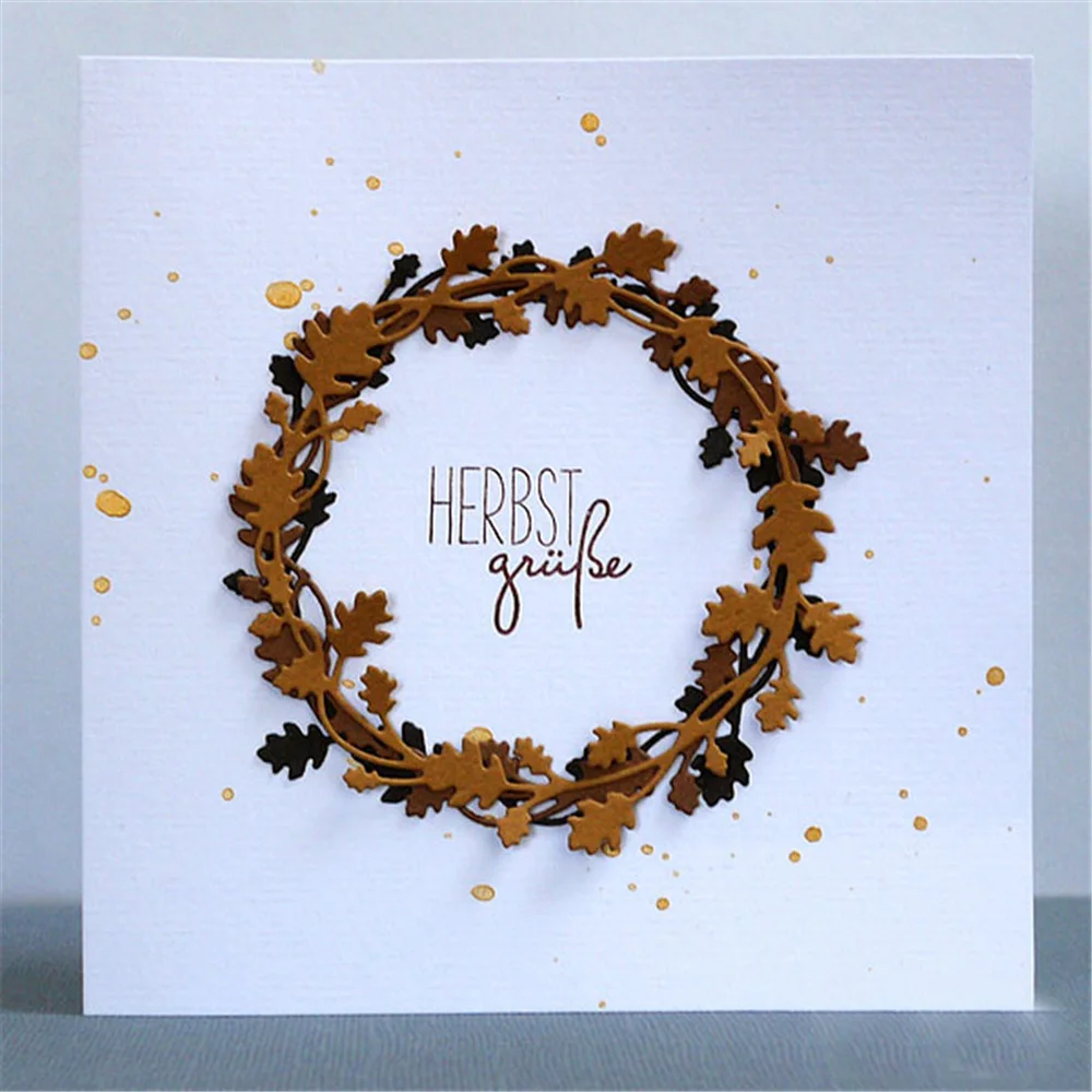 Пресс-формы из металла в виде венка для скрапбукинга | Дом и сад