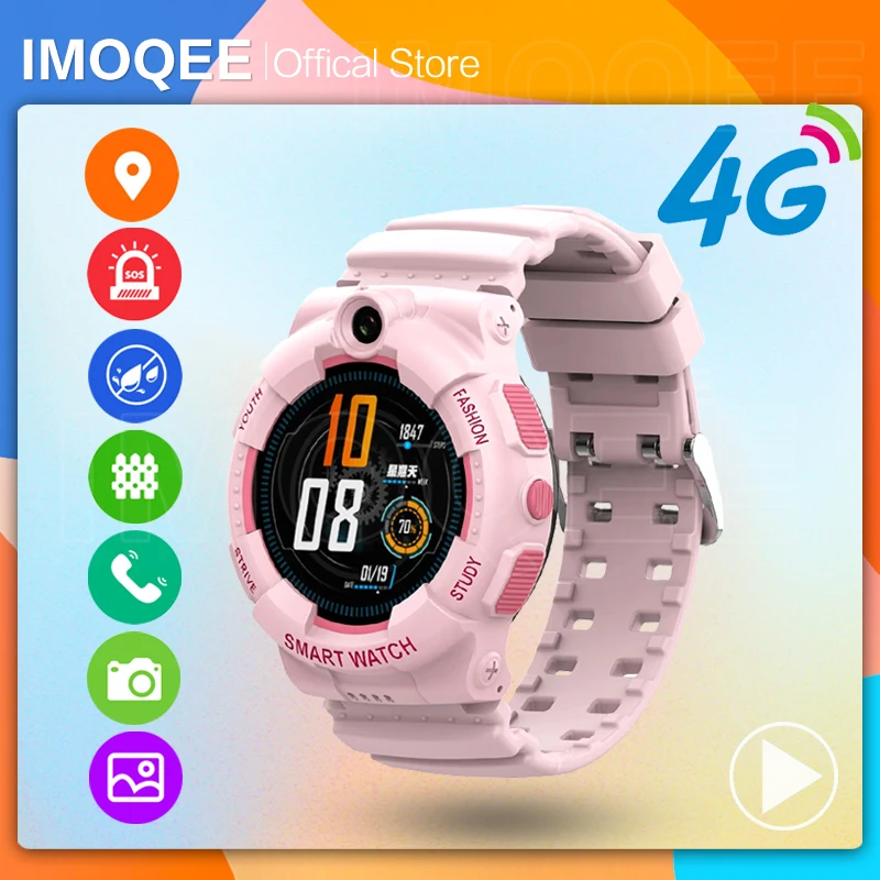 

Смарт-часы Y01 Детские с GPS, 4G, IP67, водонепроницаемые
