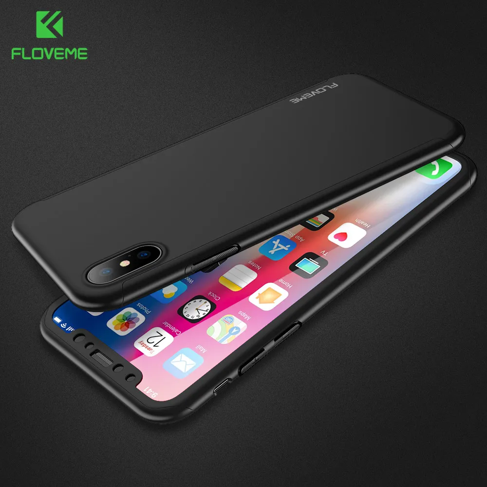 Floveme 360 ° противоударный чехол для телефона iPhone 11 XR 6 6S 7 8 модный телефон Plus X XS |