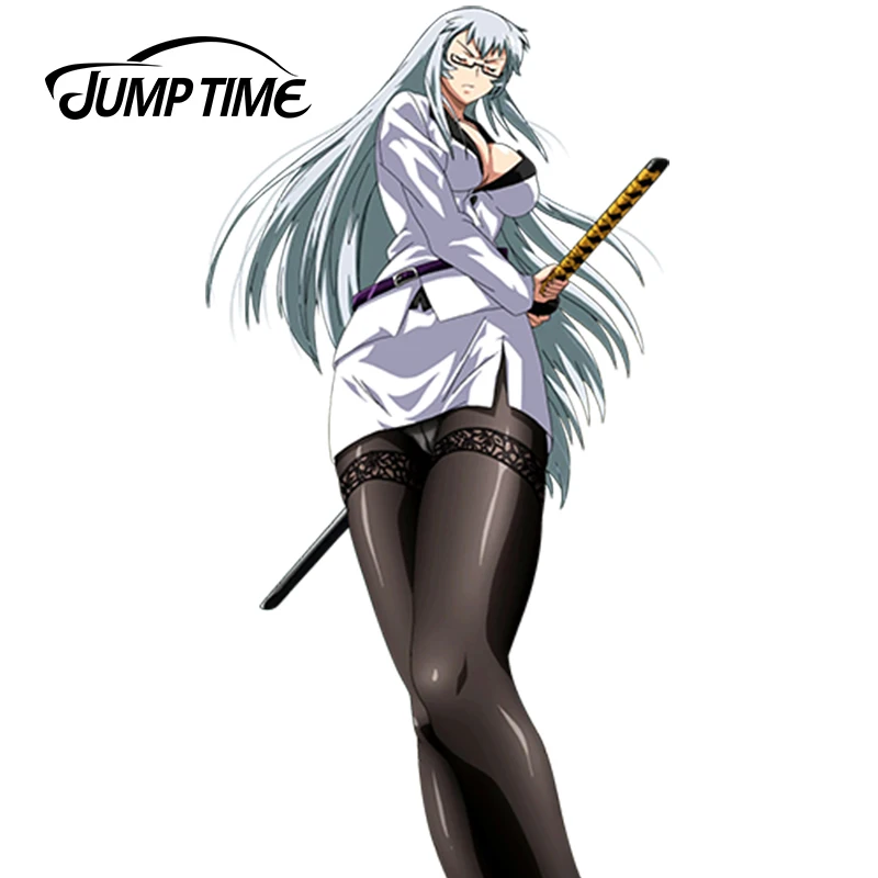 

JumpTime 13 см x 9 см сексуальная графика аниме Ikkitousen chouun Shiryuu Мультяшные автомобильные наклейки Переводные картинки воин винил JDM автомобильный бампер наклейка