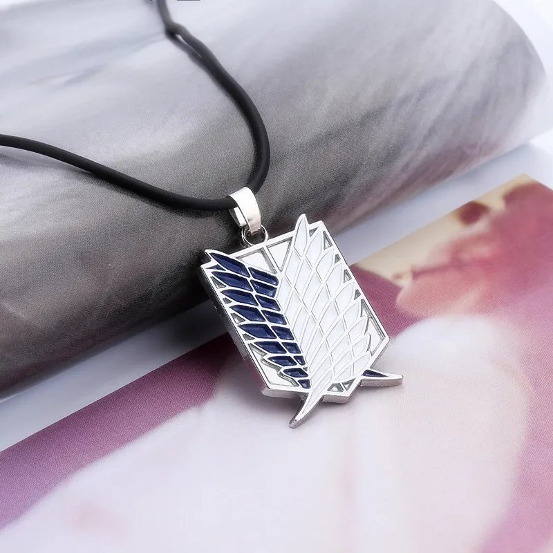 

Attack On Titan Necklace Wings of Liberty Freedom Scout Regiment Legion Survey Recon Hot Anime Shingeki No Kyojin Necklace