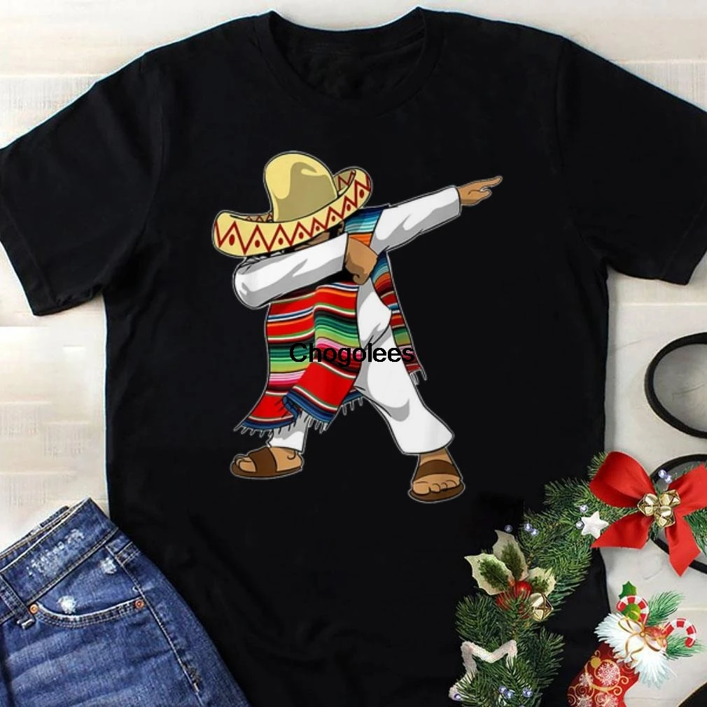 Мексиканское пончо Dabbing рубашка |