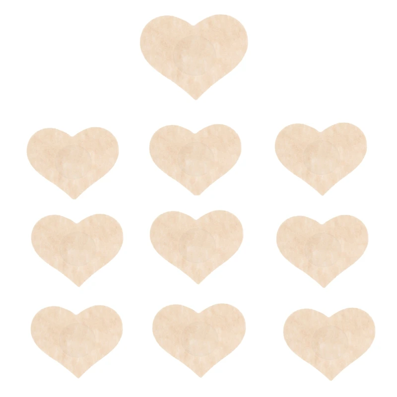 heart Женские силиконовые накладки на соски, невидимый бюстгальтер с эффектом пуш-ап, топ для подтягивания груди, накладки на бюстгальтер, клейкий бюстгальтер без косточек, укороченный топ, 1 пара - Цвет: heart