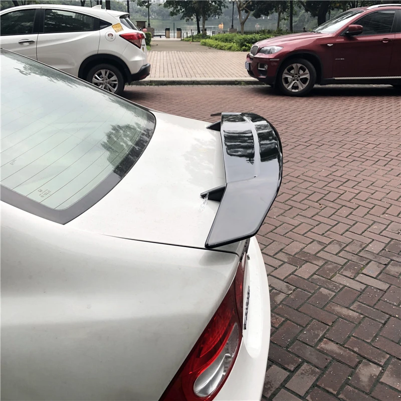 Для Honda Civic спойлер 2006-2018 TF ABS пластик Материал заднее крыло автомобиля Цвет задний