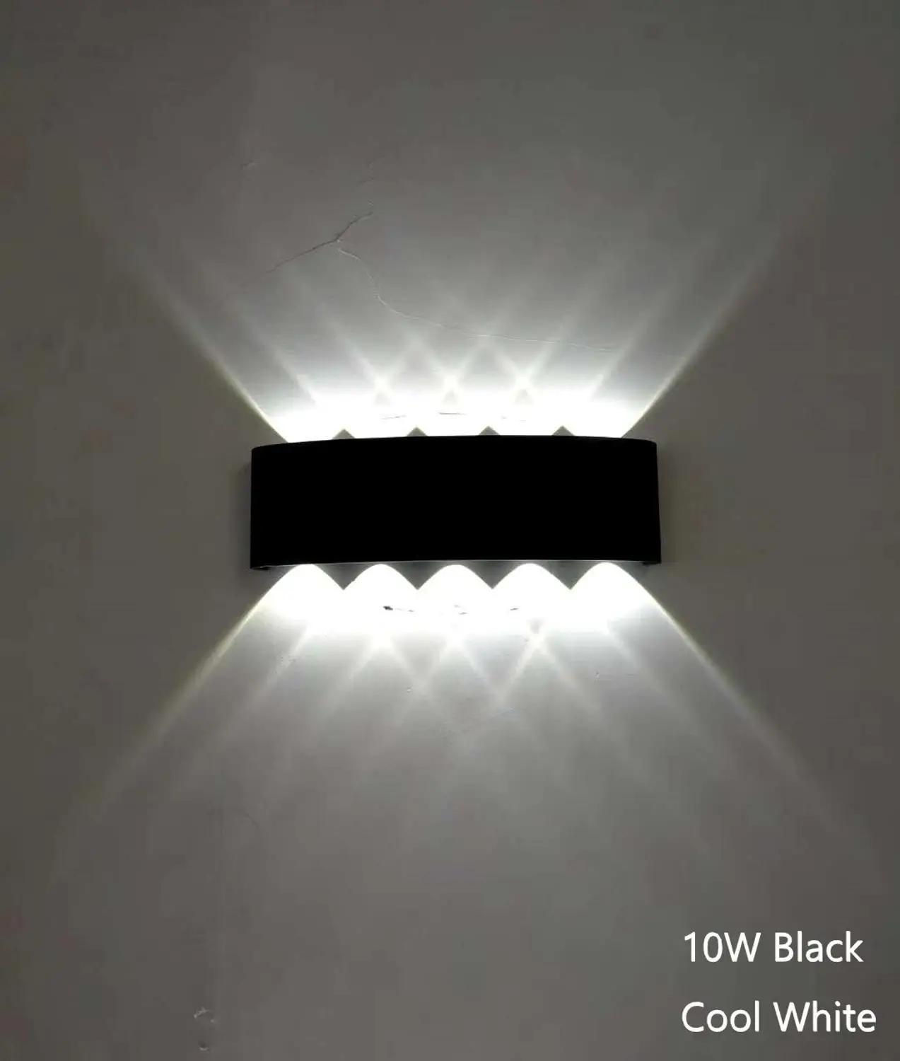 Современный алюминиевый светодиодный настенный светильник 10 вт 12 IP66 для улицы