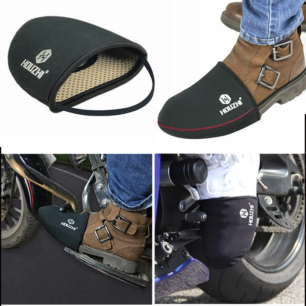 

Anti-slip Motorcycle Shift Shoe Boot Cover Protective Gear Anti-slip Waterproof Cover Gear Shifter Accessories