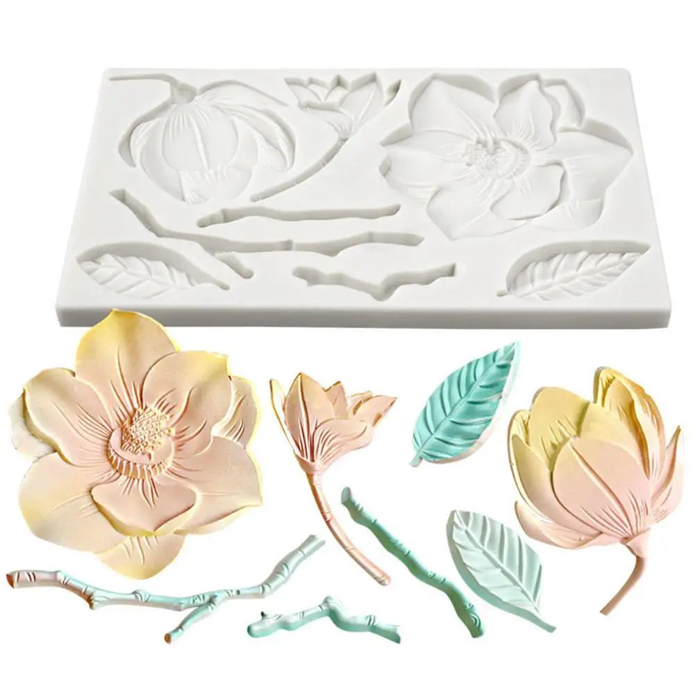 

Non-stick Random Color Beautiful Flower Pattern Fondant Mold for Hotel