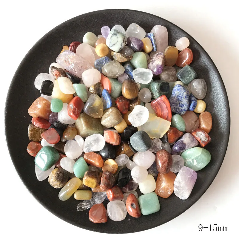 

100g Natural Crystal Mixed Colored Stones Mineral Gravel Original Gemstones Healing Lucky Stone Fish Tank Home Decoration