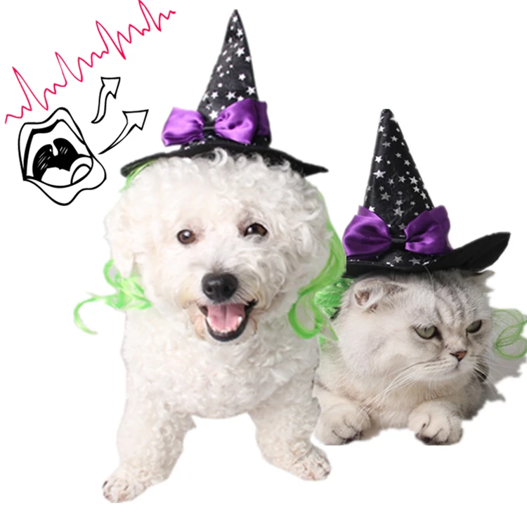 Halloween Tovenaarshoed Hond Headset Huisdier Getransformeerd Cap Kat Hoofddeksels Teddy VIP Getransformeerd Cap Halloween Tovenaarshoed Hond Headset Huisdier Getransformeerd Cap Kat Hoofddeksels Teddy VIP Getransformeerd Cap