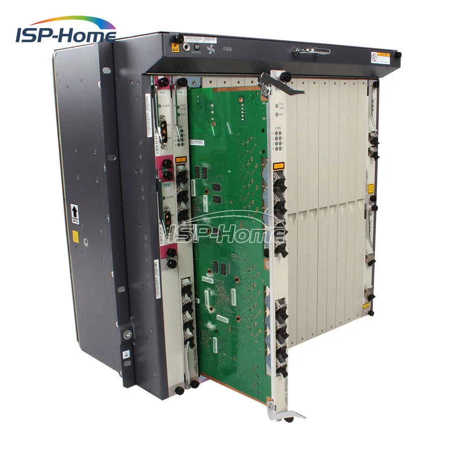 Huawei OLT MA5680T с 2 * SCUN 1 X2CS портами 10GE Uplink Card PRTE GPBD 8 GPON Ports Service Board (C + SFP) 19 дюймов|huawei olt|olt
