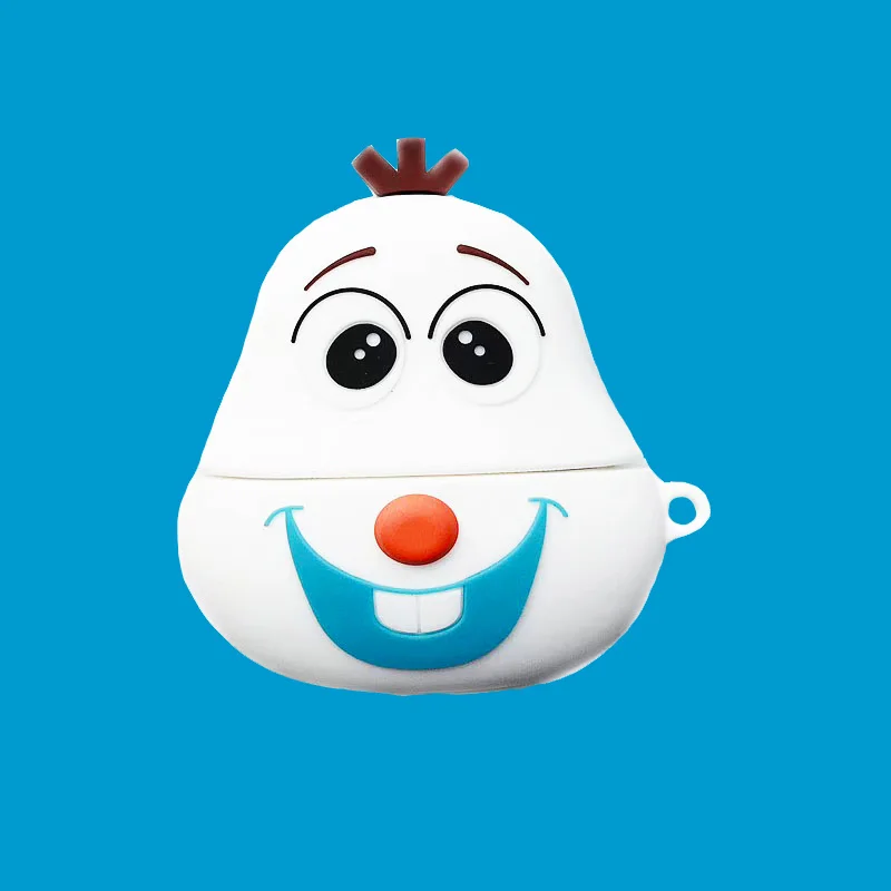 

Frozen Olaf Case For Airpods Pro Disney Cute Cartoon Anime Earphones Cover Cases For Airpod 1 2 With Carbinner