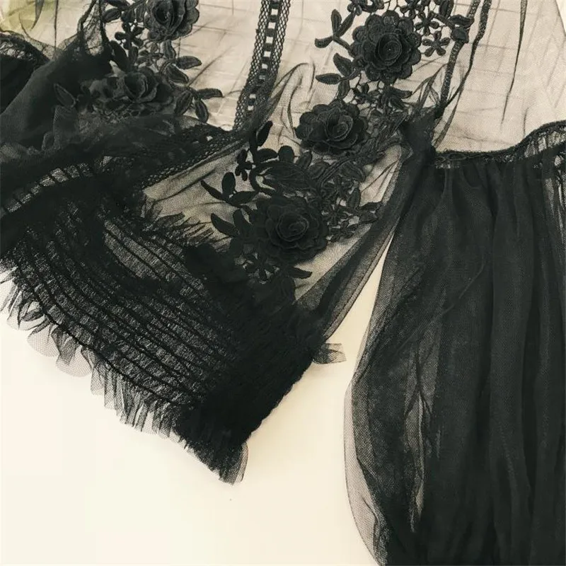 Женская блузка с высоким воротником и длинным рукавом в стиле пэчворк|Блузки| |