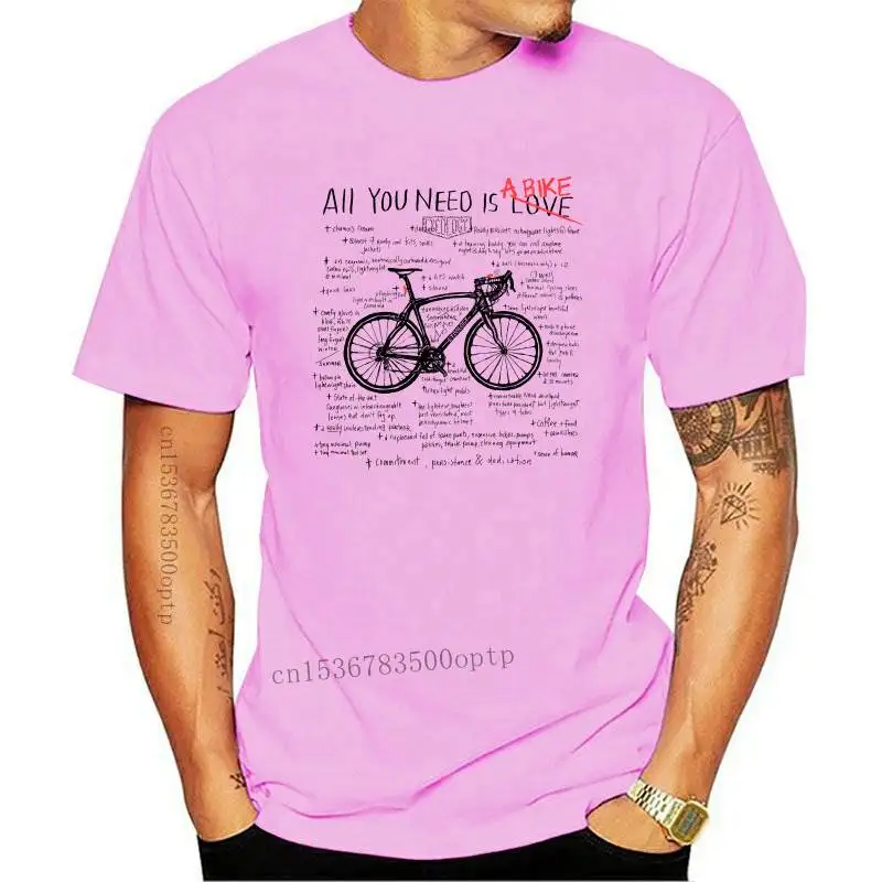 

New All You Need A Bikes Lovers Letter Print Sport T-Shirt Summer Women White T-shirt Anatomical Bicycle Design Cute Girl Tees T