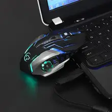 Проводная игровая мышь из АБС пластика светодиодный USB провод