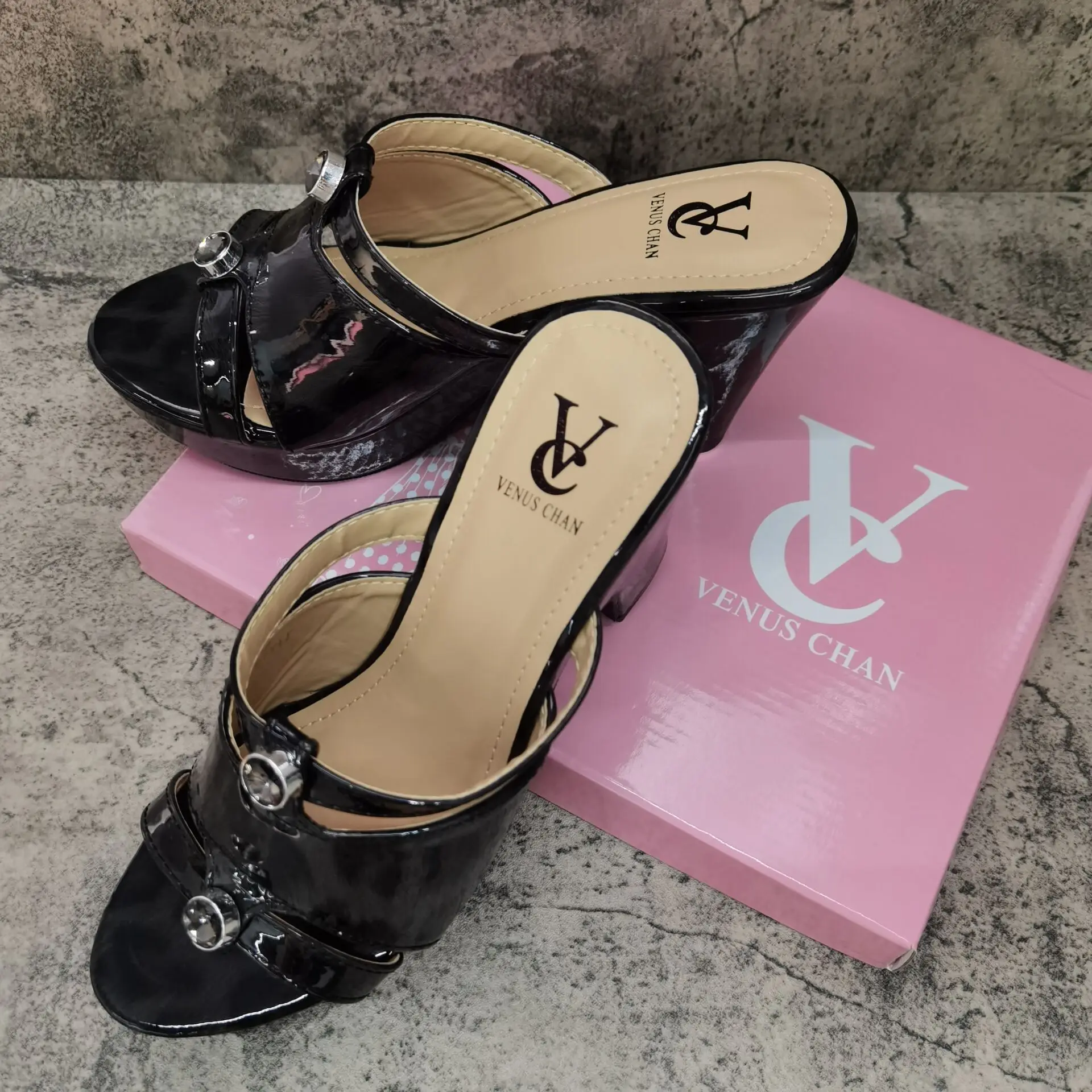 Новое поступление летние туфли на высоком каблуке в итальянском стиле женские