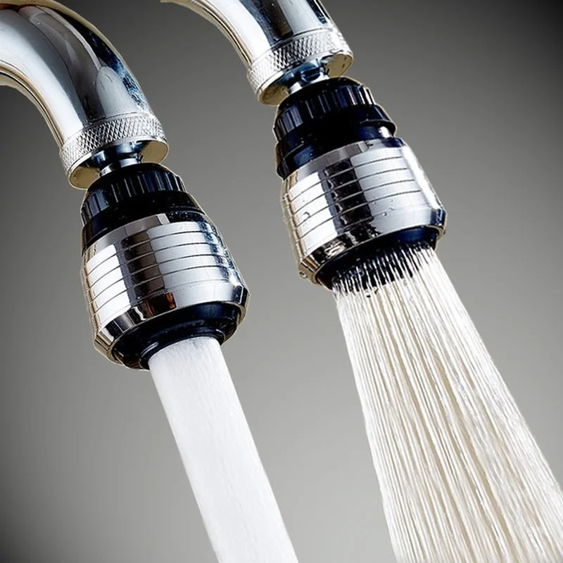 

360 Rotate Swivel Faucet Nozzle Filter Adapter Water Saving Tap Aerator Diffuser