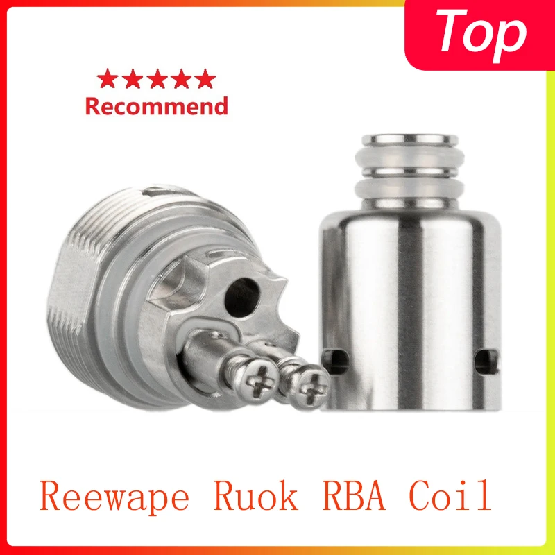 Горячая vape катушка Reewape Ruok RBA головка для выборки Mini/Nikola Antares/Hotcig Marvel/Oukitel mate/Oukitel