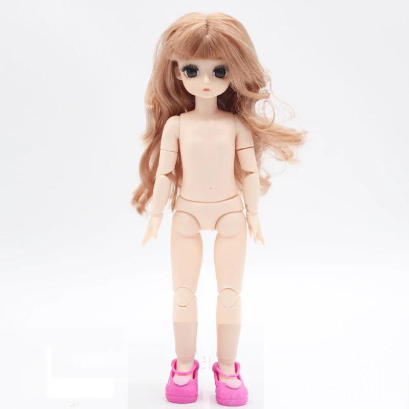 21 Moveable Jointed 28cm Height BJD Dolls 4D True Eye Doll Baby Nude Fashion Toys for Girls Birthday Gift | Игрушки и хобби