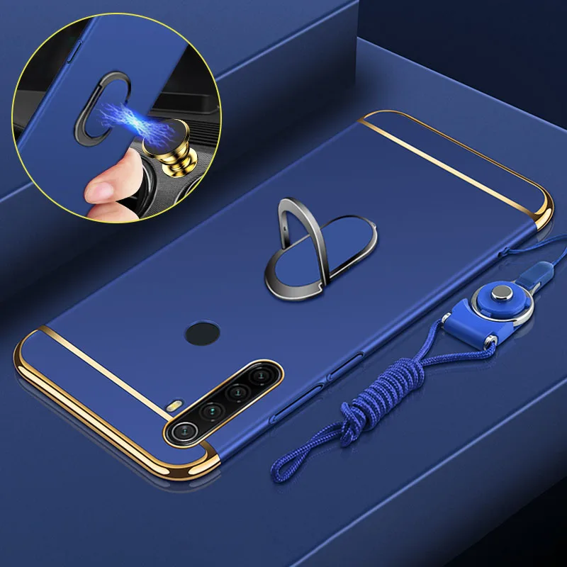 Чехол для Xiaomi Redmi Note 8 чехол xiomi Pro жесткая задняя крышка с кольцом держателем чехлы