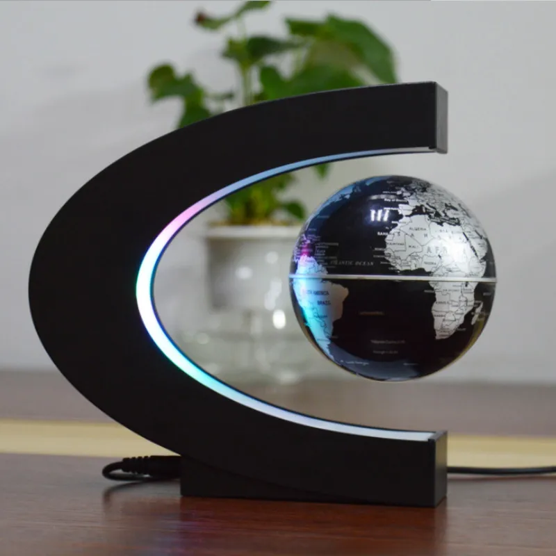 

Magnetic Levitation Balloon for Kids and Students Floating LED Night Light Ground Lamp Creative Decoration Illumination