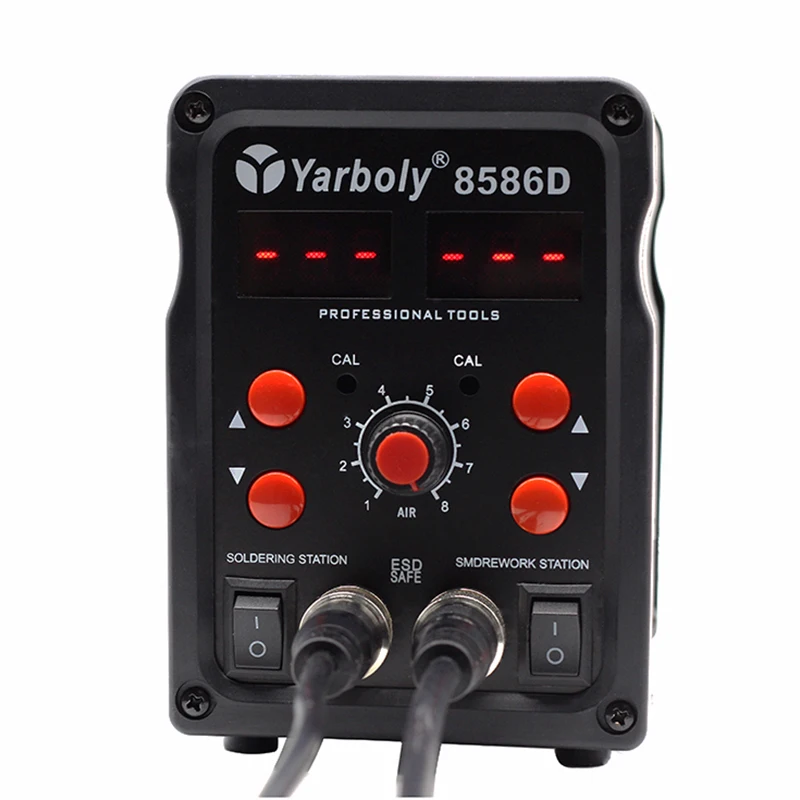 Паяльник Yarboly 8586D паяльная станция с горячим воздухом цифровая BGA для ремонта