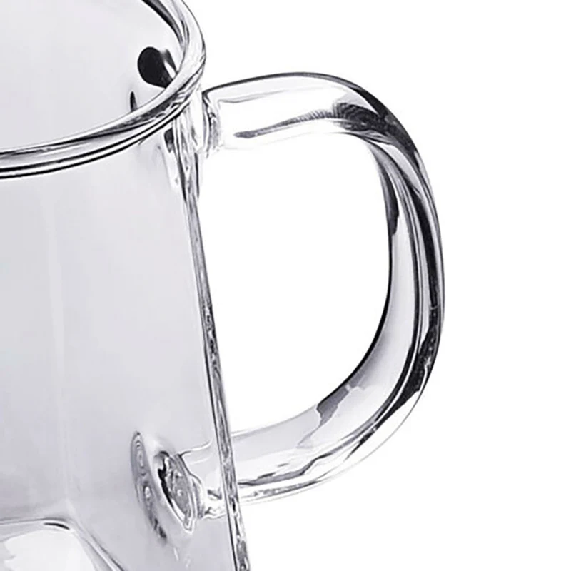 Стеклянный квадратный чайник 350 мл 550 термостойкий горшок из нержавеющей стали с