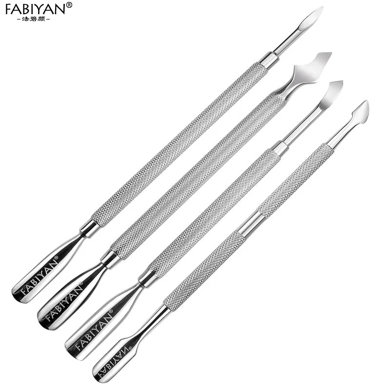 Дизайн ногтей из нержавеющей стали палец мертвая кожа кутикулы двухсторонняя