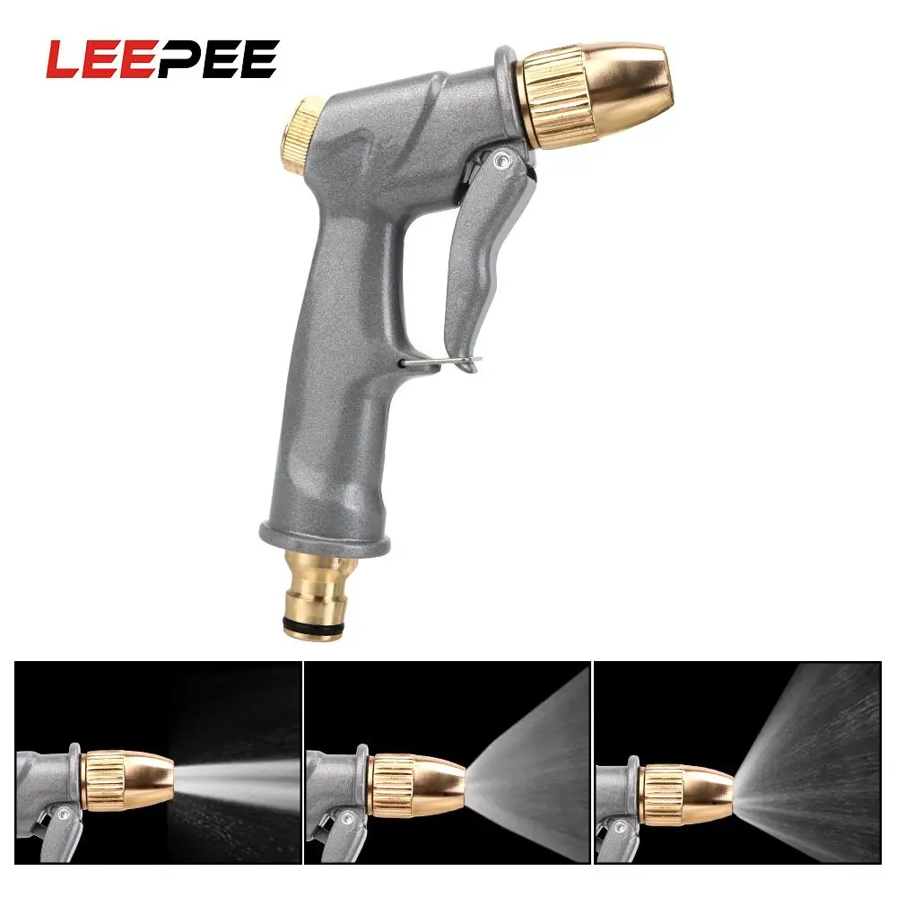 

Adjustable Spray Modes Car Wash Gun Metal High Pressure Spray Watering Nozzle Sprinkler Portable Cleaning Tools