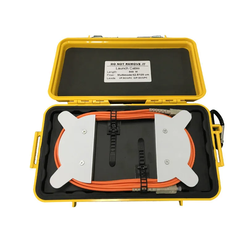 

Бесплатная доставка 50/125 мм 500 м OTDR уничтожитель мертвых зон, волоконные кольца мм многомодовый волоконно-оптический OTDR пусковой кабель коробка