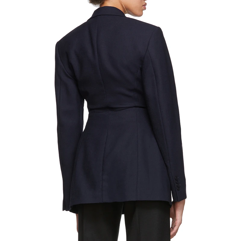 

Blazer Coat Women 2021Autumn Female Fashion Streetwear Tunic High Waisted Long Sleeve Pockets High Quality New Outerwear Jacket