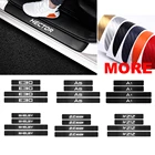 Наклейки на пороги автомобиля против царапин, защитные наклейки, автомобильное украшение для Toyota Corolla Yaris Wish Auris Prius Previa RAV4 TRD и т. д.