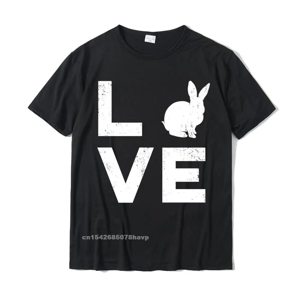 

Love My Bunny White Rabbit Typography Gift T-Shirt - W T Shirts Design Oversized Cotton Tops & Tees Leisure For Men