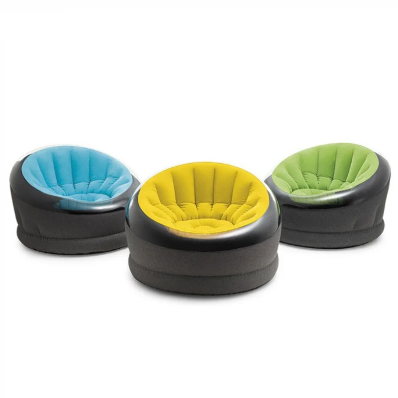 

Living Room Inflatable Sofa Single Creative Lazy Sofa Simple Recliner Siesta Recliner Environmental Protection PVC Furniture