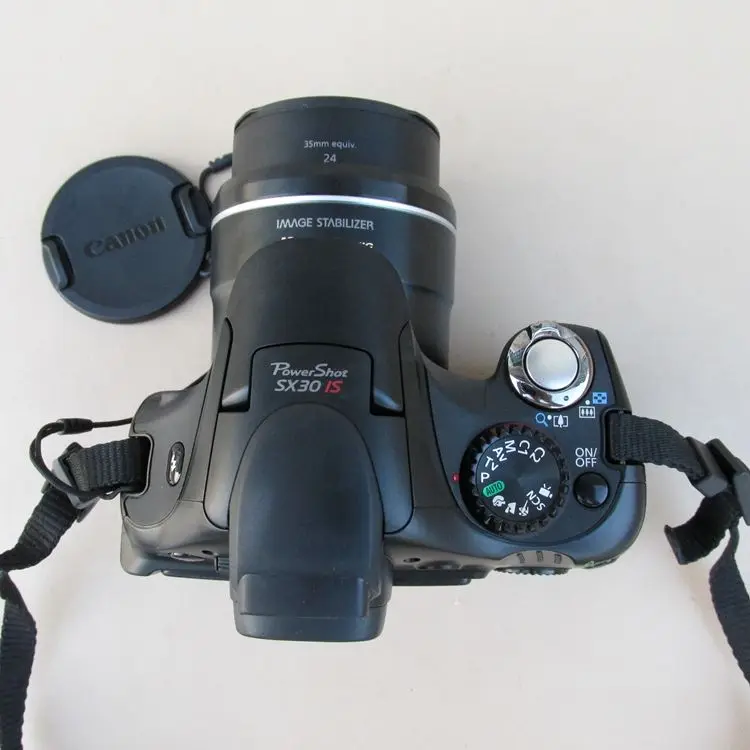 Б/у цифровая камера Canon POWERSHOT SX30IS 14 1 МП с 35-кратным широкоугольным оптическим