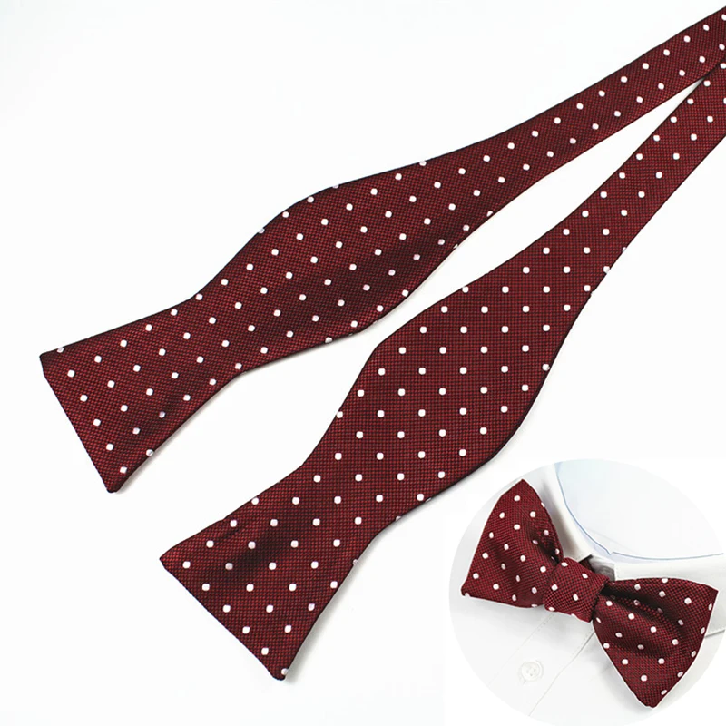 

RBOCOTT Adjustable Bowties Self Bow Tie Men's 100% Silk Jacquard Woven Men Classic Wedding Party Bow Ties Multi-Colors