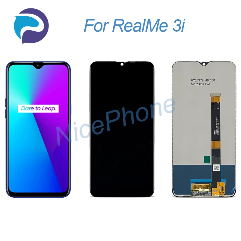 Для RealMe 3i LCD дисплей кодирующий преобразователь сенсорного экрана в сборе Замена 6,22 