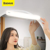 baseus usb led mirror light makeup mirror vanity light adjustable mirror lamp portable makeup lights for bathroom dressing table