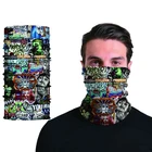 31 стиль печатная Балаклава шарфы маска от пыли для лица для спорта на открытом воздухе Аксессуары для кемпинга туризма рыбалки головной убор Волшебный шарф