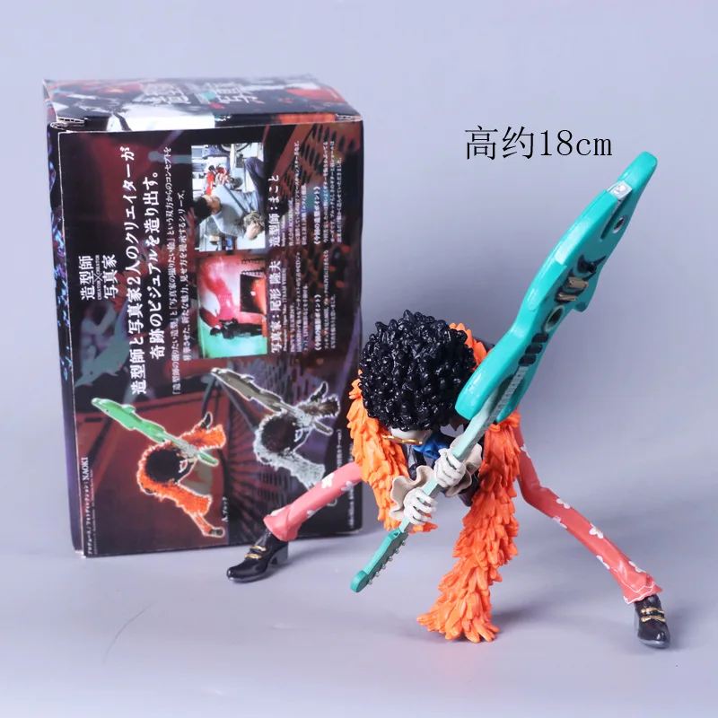 

Фигурка героя аниме OP Brook, ПВХ, Луффи, король душ, музыкант, Брук, 2D3Y OP Luffy, Коллекционная модель