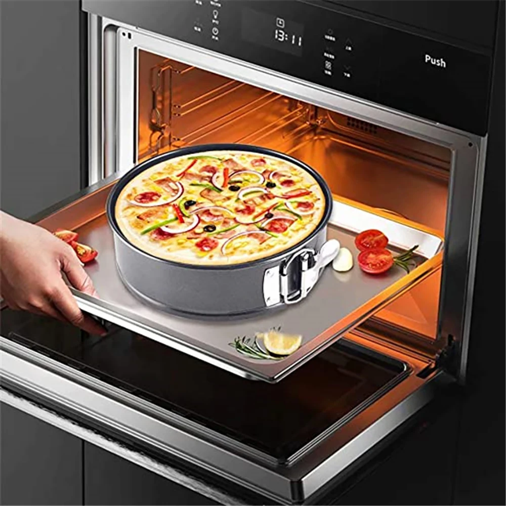 

Removable bottom non-stick metal baking mold round cake pan baking tray carbon steel cake mold kitchen accessories