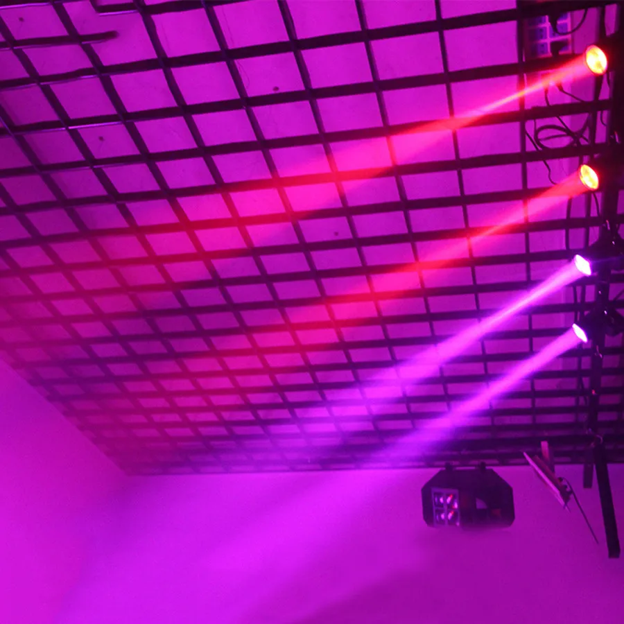 Thrisdar 10 Вт RGB узкий луч Pinspot светильник с дистанционным управлением для