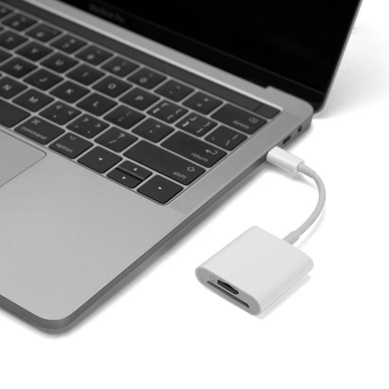 Универсальный usb type-C для SD/TF считыватель карт OTG адаптер для iPad MacBook Pro Смартфон ноутбук