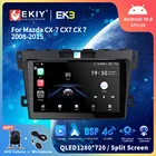 Автомобильное радио EKIY, 9 дюймов, QLED, для Mazda CX-7, CX7, CX 7 2008-2015, мультимедиа, Android 10, стерео, Авторадио, универсальное, без DVD