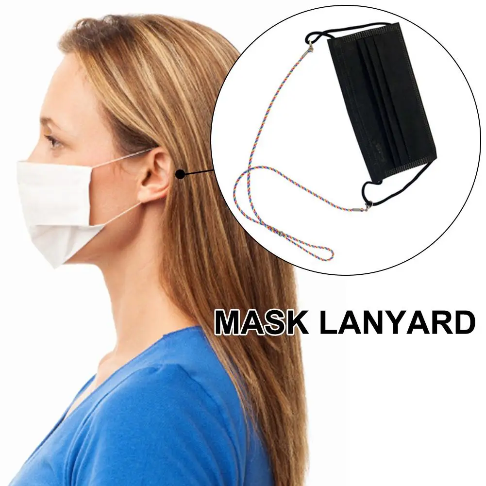 Цветной Регулируемый шейный ремешок с крючком для работы общественных